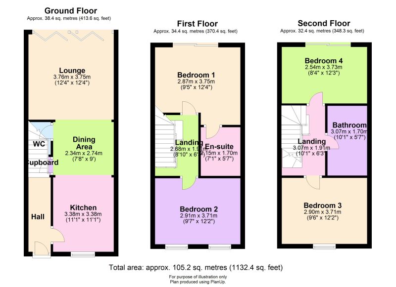 Floorplan for Hazelwood Road, Hazel Grove, Stockport