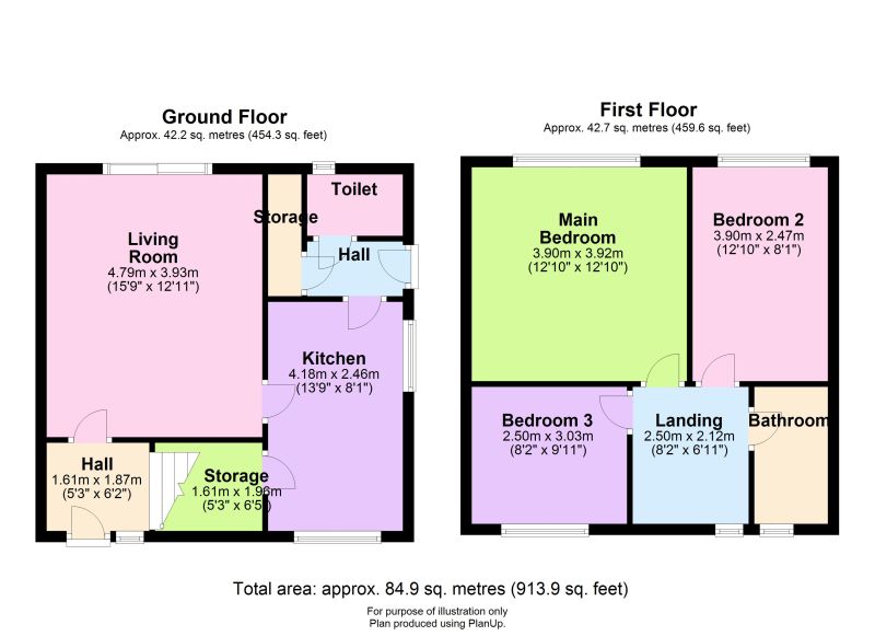 Floorplan for Yew Tree Road, Fallowfield, Manchester