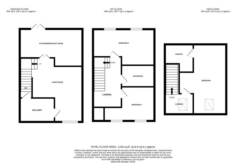 Floorplan for Chapel House, Sandy Lane, Romiley, Stockport