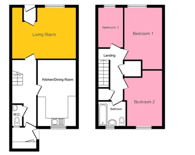 Floorplan for Burland Close, Salford, Greater Manchester