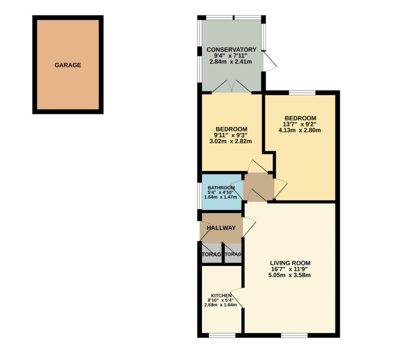 Floorplan for Westmorland Close, Bury, Greater Manchester