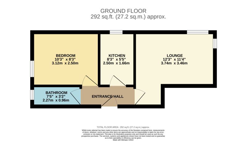 Floorplan for Flat 4, 8 Malvern Grove, Withington, Greater Manchester