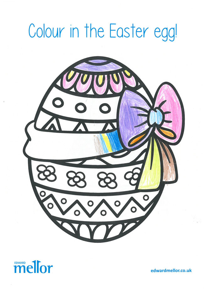 A drawing of an Easter Egg 